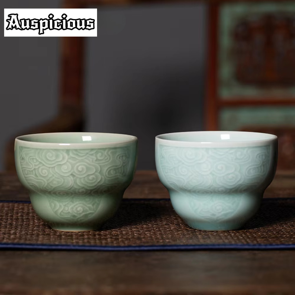 Celadon Ceramic Cup - 100ml Handamde Longquan Celadon Tea Cup