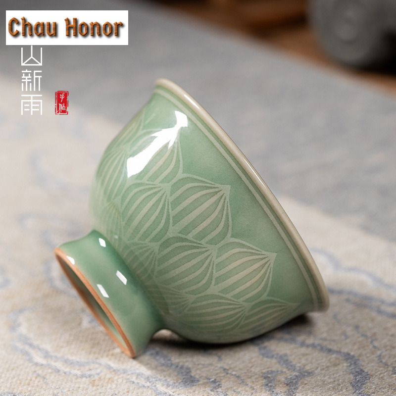 100ml Handmade Longquan Celado - Celadon Ceramic Cup 评论和价格