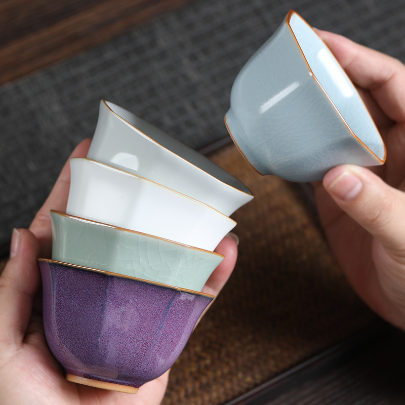 Five Famous Kilns 5 Cups Tea S - Celadon Ceramic Cup 评论和价格