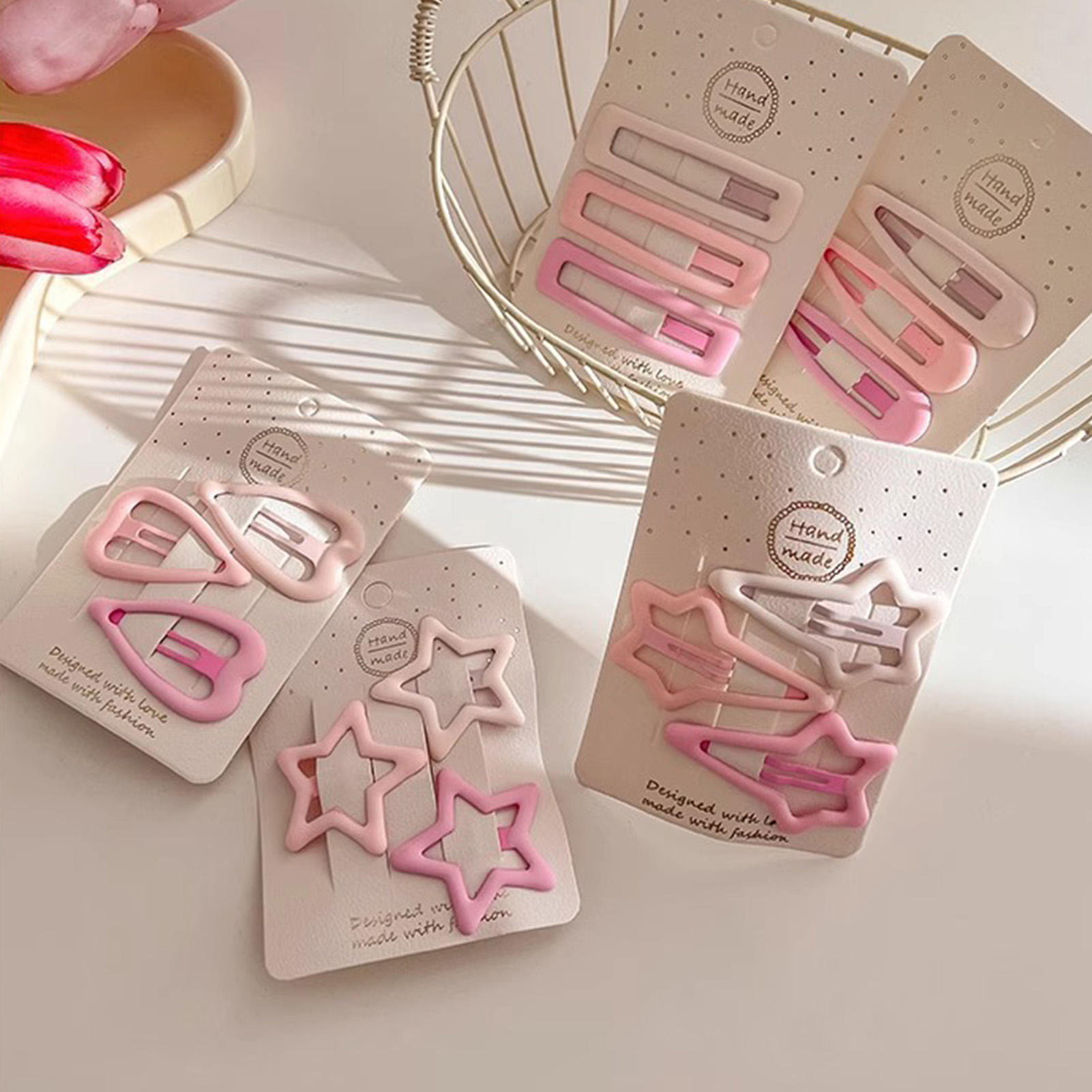 3PCS Sweet Style Headwear Pins - Korean Daily Lifestyle 评论和价格